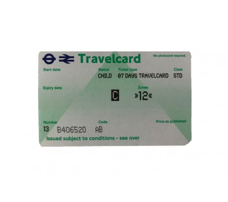 Travelcard 7 gg Londra Centro zone...